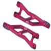 Aluminum 7075 Rear Upper Suspension Arms For Arrma 1/18 GRANITE GROM MEGA 380 Brushed 4X4 Monster Truck ARA2102 Upgrade Parts - Red view 1