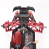 Aluminum 7075 Rear Upper Suspension Arms For Arrma 1/18 GRANITE GROM MEGA 380 Brushed 4X4 Monster Truck ARA2102 Upgrade Parts - Red view 3