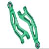 Aluminum 7075 Front Upper Suspension Arms For Arrma 1/18 GRANITE GROM MEGA 380 Brushed 4X4 Monster Truck ARA2102 Upgrade Parts - Green view 1