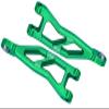 Aluminum 7075 Rear Upper Suspension Arms For Arrma 1/18 GRANITE GROM MEGA 380 Brushed 4X4 Monster Truck ARA2102 Upgrade Parts - Green view 1