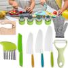 Kid Safe Kitchen Set,Children-Safe Kitchen Set,Montessori Kitchen Tools for Toddlers,Kid Safe Knife Set for Real Cooking view 1