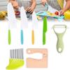 Kid Safe Kitchen Set,Children-Safe Kitchen Set,Montessori Kitchen Tools for Toddlers,Kid Safe Knife Set for Real Cooking view 1