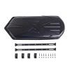 1/10 Scale RC Car Roof Box Luggage Carrier Trunk with Crossbars Compatible with TRX4 TRX6 Axial SCX10 86100 D90 TF2 GEN8 CC01 (Color : Black) view 1