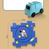 Almencla Puzzle Track Car Paly Set Track Puzzle, Track Building Blocks Montessori Toy for Kids Boys Girls Birthday Gifts, 8 Puzzle Space view 4