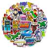 100 Pack Video Game Stickers, Video Game Gamer Party Favors, Birthday Decorations view 1