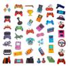 100 Pack Video Game Stickers, Video Game Gamer Party Favors, Birthday Decorations view 2