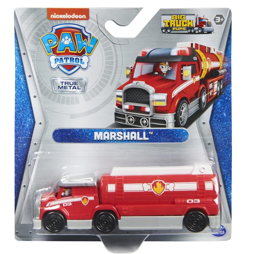Spin Master Paw Patrol - True Metal Collectible Die-Cast Big Truck Pups - Marshall
