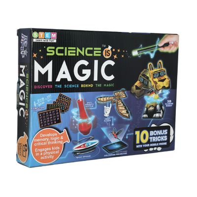 Hanky Panky Toys  Science is Magic: 30+ Easy Science Tricks - STEM Learning for Kids & Teens 6+