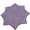 Mougee (moo-JEE) Air Flow Star -Neon Series - for Beginners & Advanced - Fun&Challenging -Double Stitched Flow Toy -Vibrant Colors&Patterns -High Quality&Durable - 28 Diameter - Purple Ripple - Neon view 2