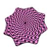 Mougee Star Mini Flow Star - Neon Series - 20" Diameter - UV Reactive (Pink) view 2