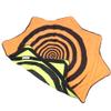Mougee (moo-JEE) Air Flow Star - Neon Series - for Beginners & Advanced - Fum&Challenging -Double Stitched Flow & Vibrant Colors & Patterns Durable - 28 Diameter - Orange/Yellow Neon view 2