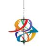 In the Breeze 2484  Rainbow Poly Vortex Spinner  Mesmerizing and Colorful Hanging Wind Spinner view 1