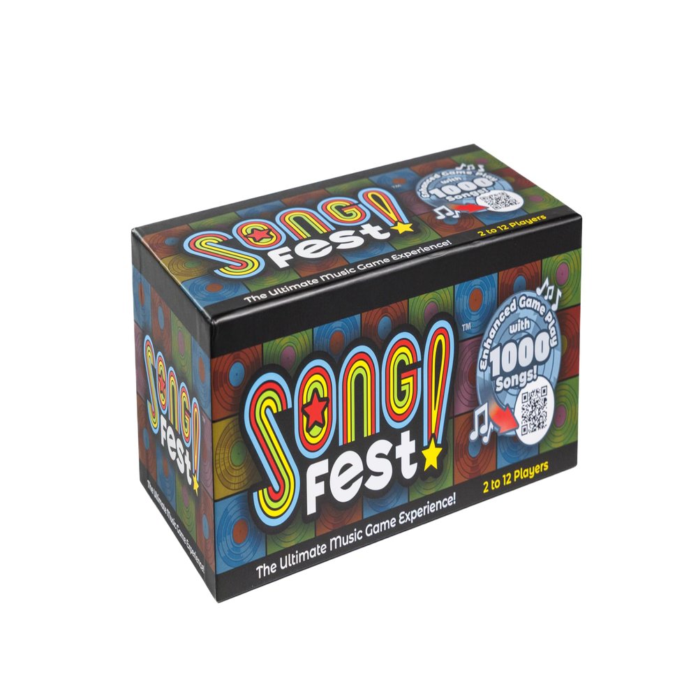 SongFest! The New Music Trivia Game | 1000 Questions, 4 Categories and 5+ Decades | QR Song Hints Play The Music You Remember