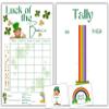 Bunco St. Patrick's Day Themed Game Kit with Score Sheet, Tally Sheet, Ghost Player and Bunco Card view 1