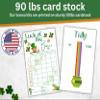 Bunco St. Patrick's Day Themed Game Kit with Score Sheet, Tally Sheet, Ghost Player and Bunco Card view 3