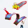 8 Meters (26.2 FT) Square Exercise Dragon Poi with 340g Weighted Ball and 1.2 Meters Swing Rope, Outdoor Flinging Fitness Dragon Dance Wu Long 3D Dragon Ribbon Streamer (Golden Blue Dragon) view 2