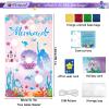 iPartycool Mermaid Toss Game, Mermaid Birthday Party Games, Mermaid Bean Bag Toss Games, Mermaid Party Supplies, Mermaid Backdrop Mermaid Party Games for Kids Adults Outside Activities Outdoor Games view 2