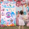 iPartycool Mermaid Toss Game, Mermaid Birthday Party Games, Mermaid Bean Bag Toss Games, Mermaid Party Supplies, Mermaid Backdrop Mermaid Party Games for Kids Adults Outside Activities Outdoor Games view 3