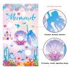 iPartycool Mermaid Toss Game, Mermaid Birthday Party Games, Mermaid Bean Bag Toss Games, Mermaid Party Supplies, Mermaid Backdrop Mermaid Party Games for Kids Adults Outside Activities Outdoor Games view 4