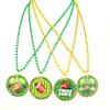 afson 12Pcs Super Bowl Football Bead Necklaces Party Medal Necklaces Sports Event Football Necklace Party Supplies view 2