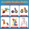 Montessori Kids Tool Set, Wooden Toddler Tool Bench Educational Toys for Ages 2-4, 2 Year Old Boy Gift for Birthday Christmas, STEM Pretend Play Tool Box, Learning Developmental Construction Toys view 3