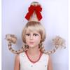 PATTNIUM Blonde Christmas Wig for Girls Long Blonde Braid Wig for Kids Synthetic Wigs view 2