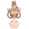PATTNIUM Blonde Christmas Wig for Girls Long Blonde Braid Wig for Kids Synthetic Wigs view 4
