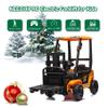 12V Ride on Forklift Car with Tent, Licensed JCB Battery Powered Electric Construction Car for Kids with Electric Liftable Fork, Seat Belt, Remote Control, Spring Suspension, Yellow view 2