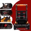 12V Ride on Forklift Car with Tent, Licensed JCB Battery Powered Electric Construction Car for Kids with Electric Liftable Fork, Seat Belt, Remote Control, Spring Suspension, Yellow view 4