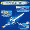 INFINITY NADO Spinning Tops for Boys, Metal Battle Tops Sword Launcher Battling Tops for Boys Girls 5 6 7 8 9 10 11 12 Years, Goggle Battle Pack view 3