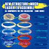 INFINITY NADO Spinning Tops for Boys, Metal Battle Tops Sword Launcher Battling Tops for Boys Girls 5 6 7 8 9 10 11 12 Years, Goggle Battle Pack view 4