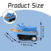 Race Car - Individual Vehicle for Puzzle Track Sets & Race Tracks for Kids Ages 4-8 | Boys Toys Age 4-6 (Motorboat) view 2