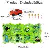 4 Year Old Boy Birthday Gift, Puzzle Racer Kids Car Track Set Puzzle Racer Car Track Set with Roadmap Puzzle Track Car Play Set Toys for 4 Year Old Boys (B-Land, set2-15PCS) view 2