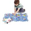 4 Year Old Boy Birthday Gift, Puzzle Racer Kids Car Track Set Puzzle Racer Car Track Set with Roadmap Puzzle Track Car Play Set Toys for 4 Year Old Boys (B-Space, set2-15PCS) view 1