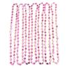 Afson 24 Pcs Valentine Heart Shaped Bead Necklaces Pink Heart Valentine's Day Bachelorette Bead Necklaces Party Gift view 2