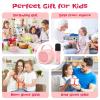 LENRUE Karaoke Machine for Kids, Birthday Gifts for Girls Boys Teens with Wireless Microphone, Colored Lights, Trendy Stuff Gifts for 3, 4, 5, 6, 7, 8, 9, 10 +Year Old view 4