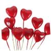 BESTOYARD 1 Miniature Insert mini Heart Balloons mini red Heart Balloons Small Balloon Miniature Balloons Cake Insert Props Fairy Garden Christmas Toothpick Display Furniture view 2