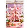 Aetheria Crystal Christmas Tree Music Box Building Set with Light, 675Pcs MOC DIY Assembly Pink Music Box Bricks Set, 2026 Construction view 2