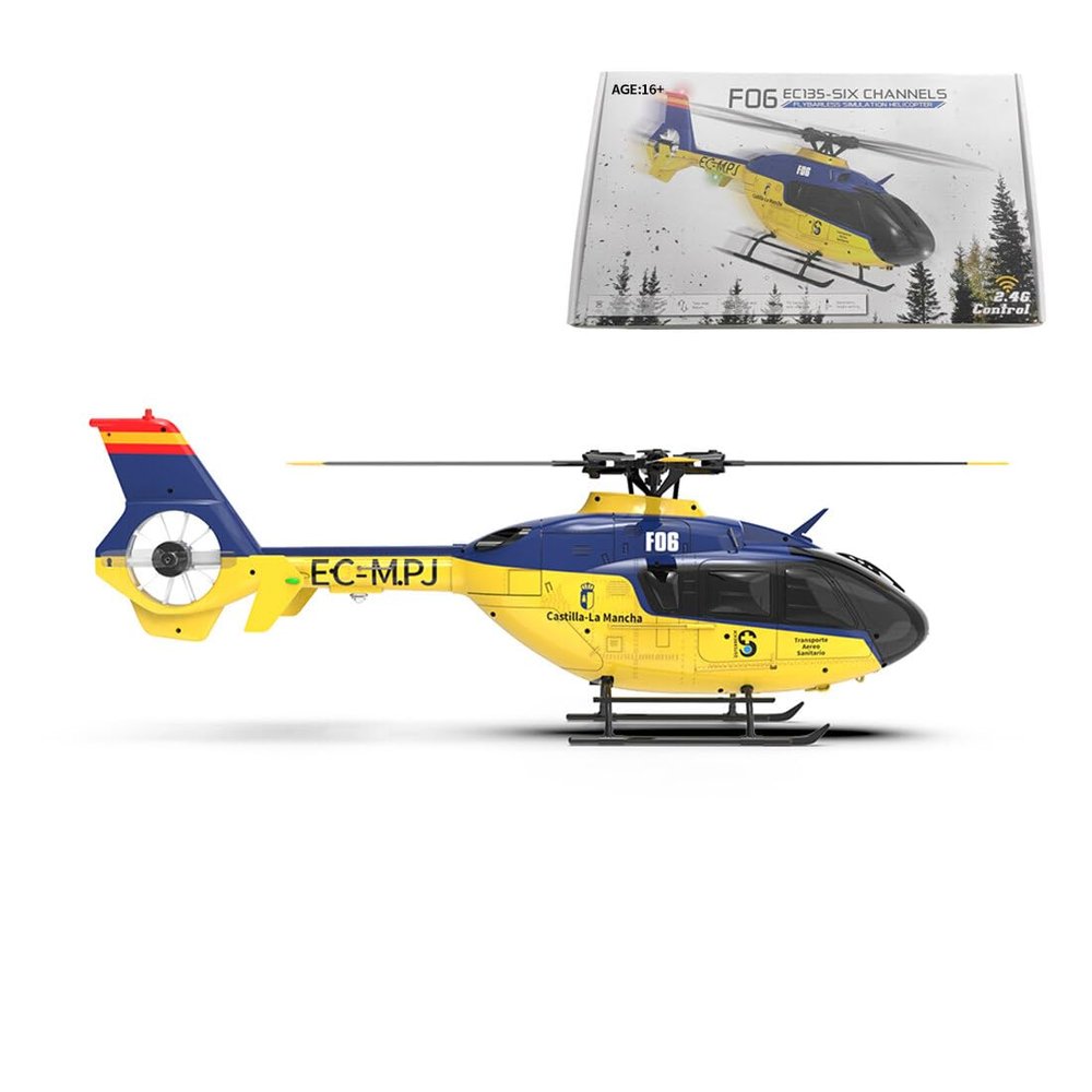 HERR 1/36 Scale 2.4G 6CH Direct Drive Brushless RC 3D/6G Helicopter Model RTF Version