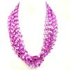 Afson 36 Pcs Valentine Beads Necklaces Valentine's Day Heart Shaped Beads Necklaces Party Decoration, Pink view 3