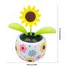 Sunflower Solar Dancing Flower Solar Dancing Solar Toys, Solar Powered Swinging Animated Dancer Toy Office Desk Car Decoration for Car, Funny Ornaments, Solar Power Kits view 2