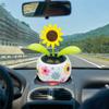 Sunflower Solar Dancing Flower Solar Dancing Solar Toys, Solar Powered Swinging Animated Dancer Toy Office Desk Car Decoration for Car, Funny Ornaments, Solar Power Kits view 4