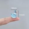 100pcs Mini Resin Duck,15 mm Dollhouse Dcor Resin Ducks Glow in The Dark for Aquarium Decor Micro Fairy Garden Landscape Hide,Seek Party Toys,Craft Making and Ornament Scrapbooking (Yellow) view 2