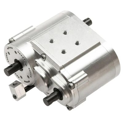 CNC Metal Alloy 2 Speed Transfer Case Gearbox Transmission for Axial SCX10 D90 1/10 RC Crawler Car Model Parts