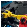 2Pcs Front Steering Tie Rod Metal Front Pull Rod for MINI-Z Buggy RC Crawler Car Modification Part Accessories Servo (Color : Red) view 3