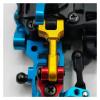 2Pcs Front Steering Tie Rod Metal Front Pull Rod for MINI-Z Buggy RC Crawler Car Modification Part Accessories Servo (Color : Red) view 4