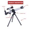 Telescope for Kids 8-12 - Beginner Astronomy Spyglass Telescopic Wish Compass,20x 30x 40x Magnification, Portable for Travel, Gift&Toy for Girls Boys Christmas Double view 3