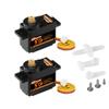 DSPOWER 2PCS 5g Micro Digital Servo, Mini Servo, Metal Gears, Coreless Motor Servos for 1/28 RC Car Airplane Fixed-Wing Robot Helicopter Planes Part (JST1.25) view 1