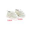 niannyyhouse 15cm Plush Doll Shoes 1/6BJD Sneakers 30cm Ball Jointed Dolls Accessories Dress Up (White) view 2