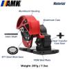 AMK Aluminum 1/10 Scale Transmission, Complete 3-Gear Gearbox with POM Skid Plate for 1/10 RC Crawler Axial SCX10 SMT10 AX10 Vanquish VS4-10 Upgrades (Red) view 3